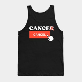 Cancer to Cancel Last Day Of Chemo Radiation Cancer Survivor Tank Top